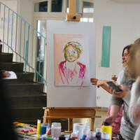 0069 – 14 Uhr, five minute portrait, Prof. Langendorf